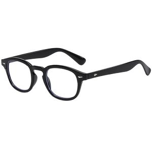 Round -shaped glasses myopia glasses frame plate full -frame flat -light mirror men's and women's literary tide mirror retro ancient Wenle