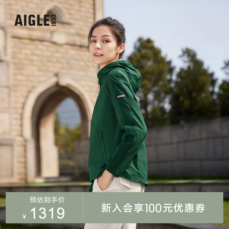 AIGLE    WR ߼ UPF40+ ڿܼ  淮 Ŷ-