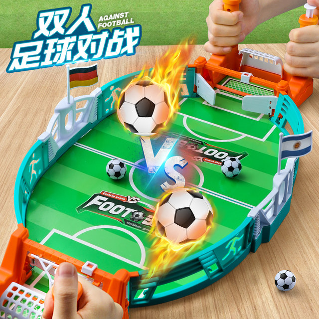 Children's table football double battle table parent-child interactive educational tabletop game tabletop game for boys aged 3 to 6 years old