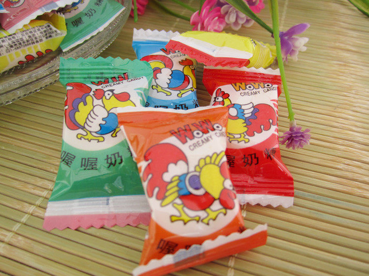 婚庆喜糖批发 正宗大公鸡喔喔奶糖 散装特价500g 80后经典零食