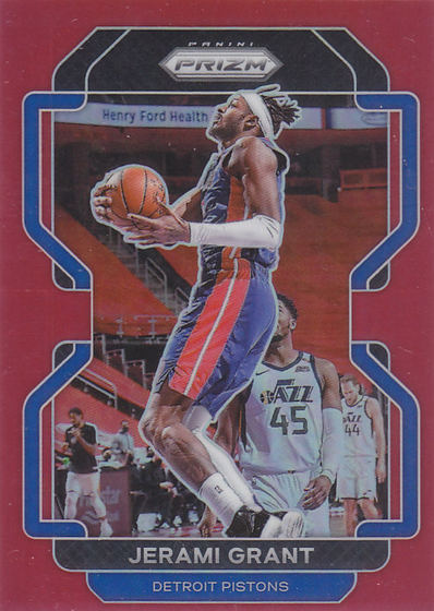 
NBA Star Card 2122Prizm Puka Red Refraction 299 Compiled Set #76 Jerami Grant