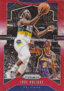 
NBA star card 1920Prizm Puka red ripple refraction set #170 Zhu Holiday