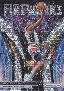 
NBA star card Prizm2122 special card Fireworks set bubble discount #9 Bradley Beal