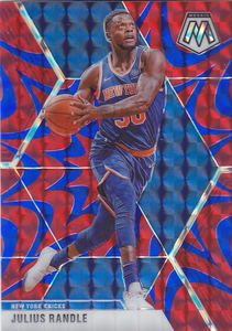 NBA Star Card 1920MOSAIC Mosaic Red and Blue Explosive Refractive Caps
