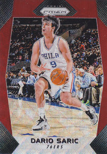 NBA Panini Star Card PRIZM1718 Puka Red Polka Cosmetics#3 Dario-Saric
