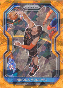 
NBA star Cappanini 2021 Prizm Orange Broken Ice Pack #9 Vucevic