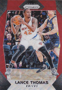 NBA Panini Star Card PRIZM1718 Puka Red Polka Line 凑#278 Lance Thomas
