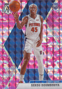 
NBA Star Card 1920 Puka Mosaic Rookie Pink Refractive Set #243 Dumba