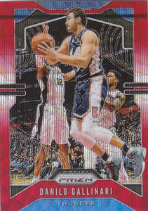 
NBA star card panini1920Prizm Puka red ripple refraction set #123 Danilo Gallinari