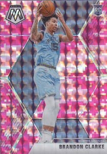 
NBA Star Card 1920 Puka Mosaic Rookie Pink Refraction Set #207 Brandon Clark