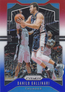 
NBA Panini star card Prizm1920 Puka three-color refraction set #123 Danilo-Gallinari