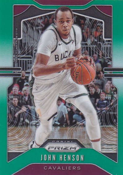 NBA star Cappanini 1920 Prizm Puca Green Refraction # 207 John Hansen