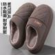 Cotton slippers for men winter 2025 new indoor home non-slip warm waterproof elderly wool slippers men's thick sole