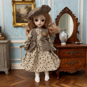 
30cm BJD doll dress-up set, multi-style sweet and cute girl style, exquisite baby clothes, collectible doll gift