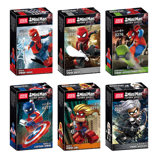 Bloques de Construcción de Spiderman Compatible con Lego