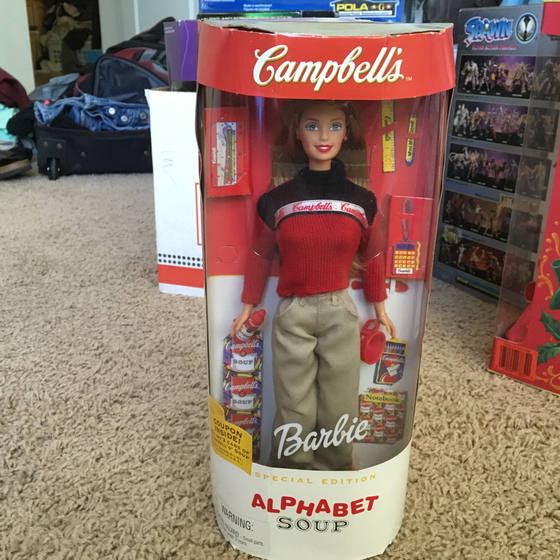 Send Barbie Alphabet Soup 1999 letters Tang Barbie
