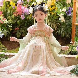 Girls' Hanfu Chinese-Style Dress Summer 2026 New Ancient Style Super Fairy Princess Dress Children's Summer Tang Suit