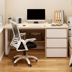 Computer Desk Desktop Home Office Desk Modern Simple with Drawer Desk and Chair Set Bedroom Student Study Desk