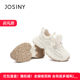 ZhuoShini 2025 summer new casual sports shoes for sponge dad genuine leather offline large-size dad shoes