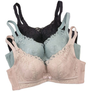 Special offer thin without sponge big breasts, small memory, small memory soft steel ring sexy lace gathered to adjust the girl underwear bra
