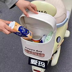 Electric Vehicle Waterproof Hanging Bag Front Storage Bag Cartoon Hanging Bag Battery Vehicle Storage Artifact Large Capacity Mobile Phone Bag