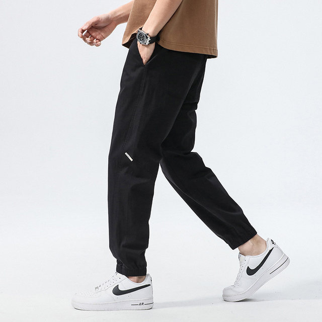 Weichen trendy brand plus size men's lightweight casual pants for fat ...