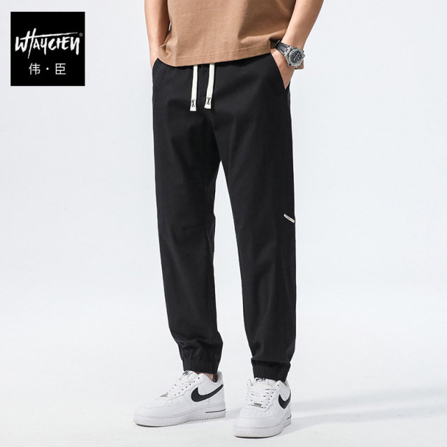 Weichen trendy brand plus size men's lightweight casual pants for fat ...