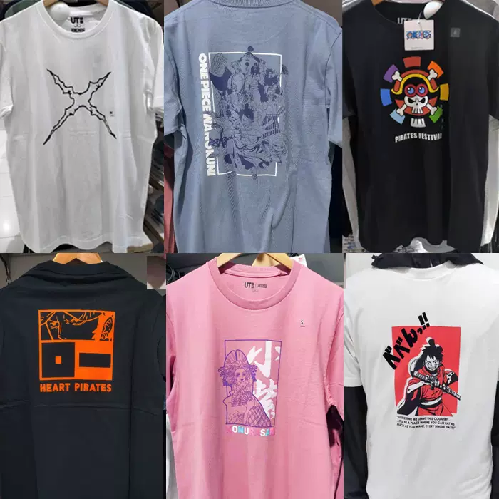 21新款优衣库uniqlo联名海贼王one Piece第三弹航海王银魂火影