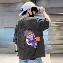 Boys' Short-Sleeved T-Shirt Summer Wear 2026 New Pure Cotton Summer Style for Older Children Summer Boys' Half-Sleeve T-Shirt Trendy Brand