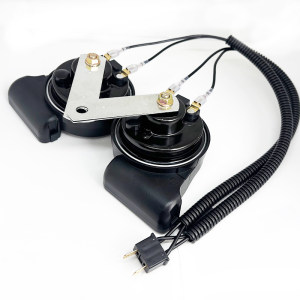 
Suitable for motorcycle Honda Suzuki Yamaha modified 12V super loud waterproof high and low sound whistle snail horn