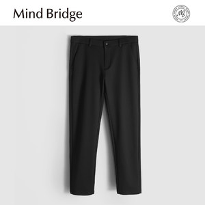 
MindBridge Double-layer composite/Autumn and Winter Men's Stretch Straight Business Casual Trousers Windproof and Wrinkle MA61