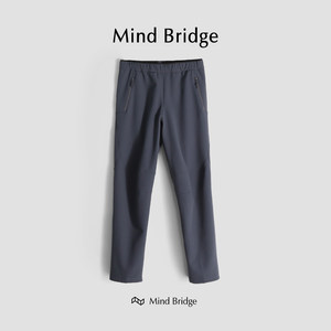 
MindBridge[Fashionable Mind Machine] Spring and Autumn Outdoor Loose Sports Casual Pants Soft Shell Straight Pants M089