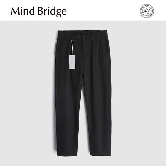 
MindBridge [Gossip Hero] Thickened Warm Cord Velvet Stretch Straight Business Casual Pants Spring M4441