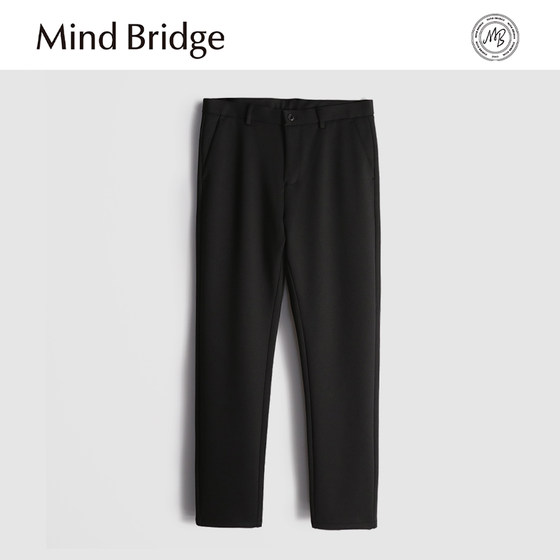 
MindBridge [will soon be discontinued] autumn and winter heavyweight windproof, warm and high-elastic business casual trousers MA9K