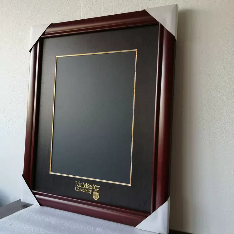 麥克馬斯特大學mcmaster University畢業相框國外學位裝裱框定製 Taobao
