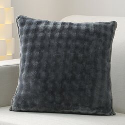 Double-Sided Milk Velvet Pillowcase, All-Season Solid Color Bubble Velvet Cushion Cover, Student Car Pillow, Cute Pillow, Lumbar Support