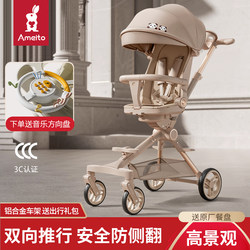 Aeito Walking Dola Handy Gadget Lying Sitting Baby Walking Dola Lightweight Foldable High Landscape Two-way Baby Trolley