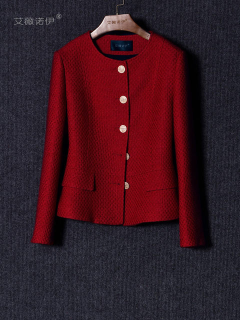 2025 Qiandongge wool small fragrant coat haute couture new  spring women's clothing short, tweed spring and autumn top main image 1