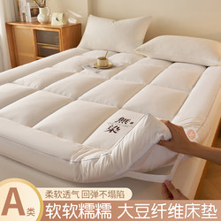 Mattress Pad Soybean Fiber Soft Mattress Pad Quilt Base for Home Bedroom Student Dormitory Rental Autumn and Winter