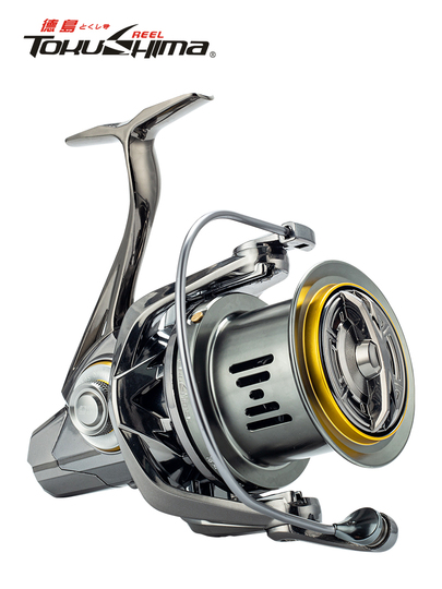 Tokushima Te 10000 Spinning Fishing Reel - 12 Bearing Far-Cast Sea Fishing Tokushima Te 10000 Spinning Fishing Reel - 12 Bearing Far-Cast Sea Fishing
