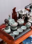 bàn trà điện thông minh Bàn trà di động, xe đẩy trà, bộ ấm trà, khay trà đá vàng đen, bếp từ tự động, tủ trà gia đình, bàn trà nhỏ gỗ nguyên khối hướng dẫn lắp bàn trà điện Bàn trà điện