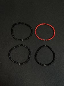 
Careful cuffs cleanfit stacked cross bracelet niche retro simple daily versatile men and women bracelets