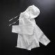 Pure linen hooded zipper sun protection cardigan women's air conditioning blouse, sesame white thin coat short top summer