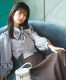 List of PBD Home Gentle French-style woven stripes 2way bow streamer stand collar shirt