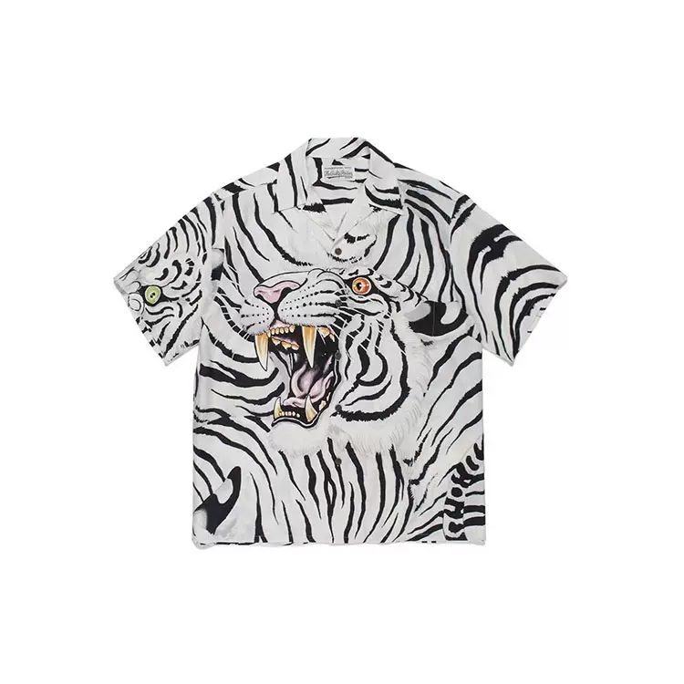 8折］WACKO MARIA TIM LEHI HAWAIIAN SHIRT老虎夏威夷半袖襯衫-Taobao