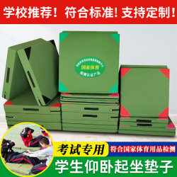 Gymnastics Canvas Mat, Dance Sit-Up Mat, Somersault Wrestling Sports Training Student Practice Mat, Portable Mat