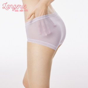 
Landroli facial mask pants mid-low waist lace boxer briefs 300630265