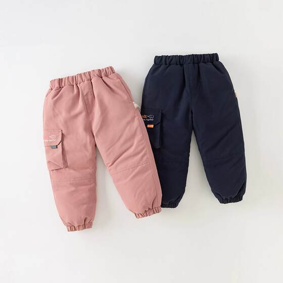 
David Bella children's down pants for girls, middle and large children, long pants for boys, overalls DB4238297