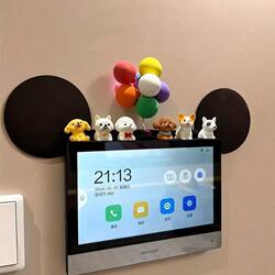 Puppy Figurine Visual Doorbell Decoration Home Decor Living Room Intercom Cover-Up Creative Decoration
