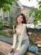 Cut cake homemade small person spring unique beautiful top women's temperament new sun protection suit long-sleeved short jacket